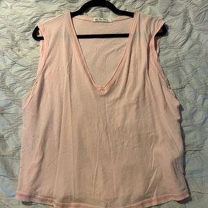 free people v neck oversized t shirt